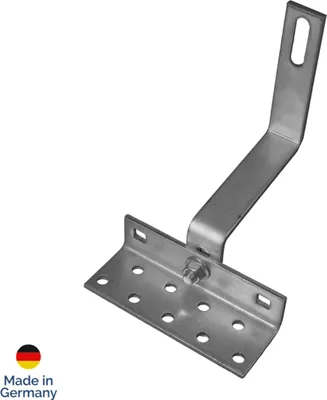 Produktbild von PV Dachhaken 2-fach verstellbar Edelstahl MT120 (1.4016) Standard