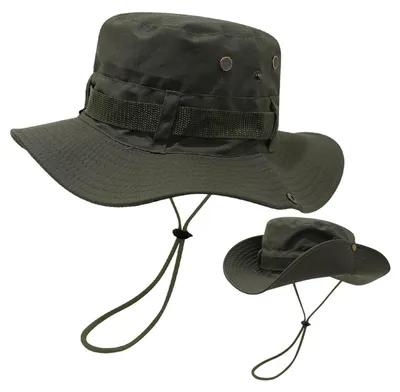 Produktbild von Fischerhut Herren Damen | Sonnenschutz | Winddicht | Regenfest | Atmungsaktiv | Marineblau, Armeegrün