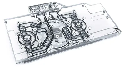 Produktbild von Eisblock Aurora Acryl GPX-A Radeon RX 6800XT Nitro+ mit Backplate, Wasserkühlung