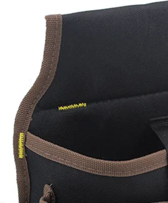 Obrázek produktu pro Oxford Cloth Tool Waist Bag Multifunctional Multi Pockets with Belt Tool Storage Organizer Black and Brown