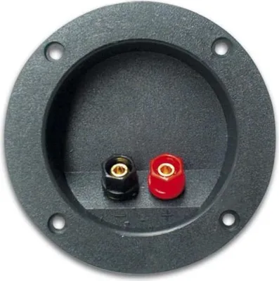Image de Connecteur Haut-Parleur - Rond - Doré