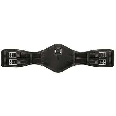 Produktbild von Passier anatomisch geformter Leder Dressurgurt, Kurzgurt, schwarz, Sattelgurt Länge:65cm