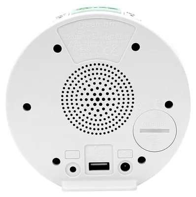 Obrázok produktu pre Geemarc Wake'n shake STAR -elegantný vibračný budík so silným tónom budíka 90 dB, svetelným rámom a zrkadlovým efektom