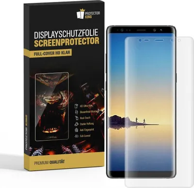Produktbild von 4x Displayschutzfolie für Samsung Galaxy Note 9 FULL COVER Displayfolie HD KLAR