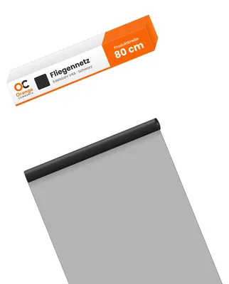 Produktbild von Fliegennetz Edelstahl schwarz Meterware Fliegengitter Insektenschutz Gitter 0,8m