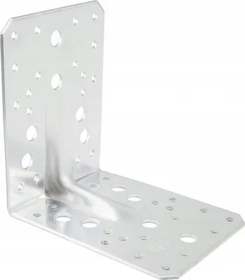 Produktbild von BKshop | Winkelverbinder KP 10 - 130x130x100x2,5 mm - verzinkt - stabil und korrosionsbeständig