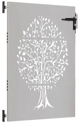 Obrázok produktu pre vidaXL Záhradná brána 85x125 cm Corten Steel Tree Design