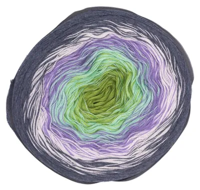 Image de Hobby YARN – Flowy Charme Bobbel 250 g, 1 000 m, fil à 4 brins avec dégradé de couleurs pour le crochet et le tricot 216
