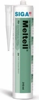 Produktbild von Siga Meltell 310 white Hochleistungs-Dichtstoff 310 ml Kartusche Innen Außen