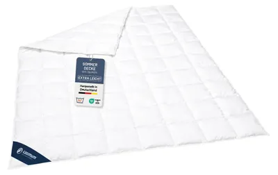 Produktbild von Daunendecke 200x220 cm, extra leichte Sommerdecke, Bettdecke 90% Daunen / 10% Federn, DOWNPASS, CASIMUM