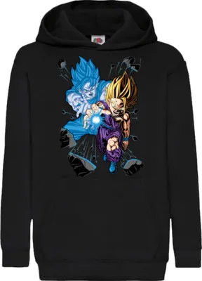 Immagine prodotto di Felpe con cappuccio per bambini Dragon Anime Manga Ball Z Gohan X Goku, 12-13 Jahr - 152 / Noir