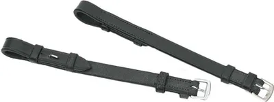 Produktbild von Blenheim Pferd Backenstücke Leder ER377 (Pony) (Schwarz)