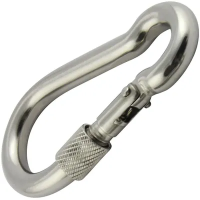 Produktbild von AG-BOX Karabinerhaken 120mm Mit Mutter, 25 Stück