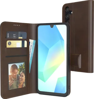 Produktbild von EAZY CASE Business Hülle für Samsung Galaxy A16 klappbar, Premium Kunstleder Handyhülle mit Kartenfach