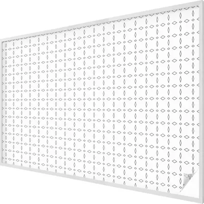 Zdjęcie produktu dla Folia witrażowa - 146x200 cm - wzór witrażu - nieprzezroczysta dekoracyjna folia do ochrony prywatności - samoprzylepna, ochrona UV - kształty diamentu