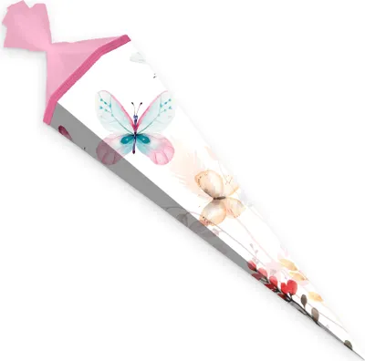 Produktbild von itenga Schultüte Schmetterling 85 cm mit Tüllverschluss