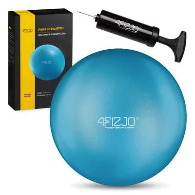 Produktbild von 4FIZJO Kleiner Pilates-Rehabilitationsball, 22 cm, aufblasbar, blau
