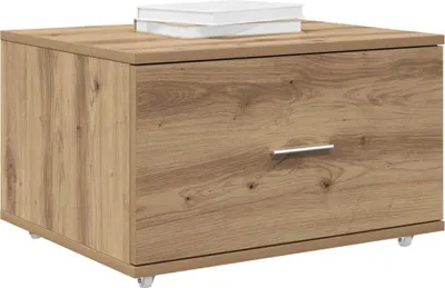 Immagine prodotto di vidaXL Cassettiera con ruota in rovere Artisan 55 x 45 x 31 cm