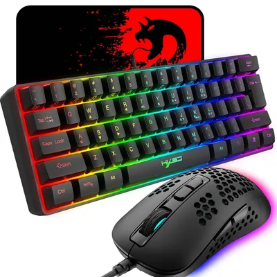 Zdjęcie produktu dla Kompaktowa klawiatura gamingowa o układzie 60% z podświetleniem RGB