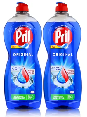 Produktbild von Pril Spülmittel Original 675ml - Hohe Fettlösekraft (2er Pack)