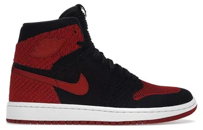 Produktbild von Jordan 1 Retro High Flyknit Bred (GS) - EU 38