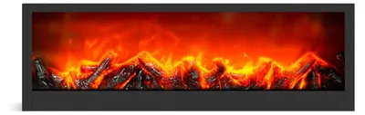 Obrázok produktu pre Krb s LED plameňom - na batérie / USB -  60 x 10 x 20 cm