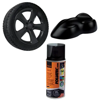 Produktbild von Foliatec Sprühfolie FT20652 150ml Schwarz matt Bastel Folie Felgenfolie