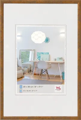 Image de Walther cadre plastique New Lifestyle taupe 18x24 cm