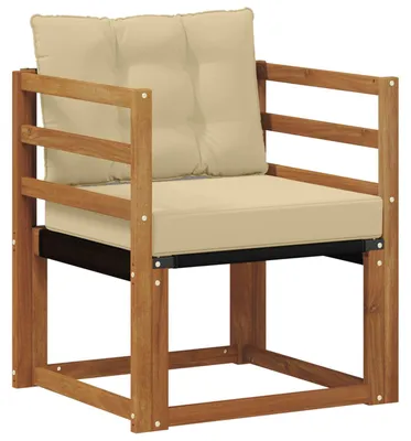Image de Canapé d'extérieur vidaXL en bois massif d'acacia naturel