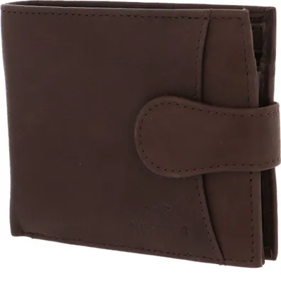 Image de MUSTANG Cuir porte-monnaie Livorno Wallet Brown brun