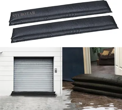 Imagen del producto de Bolsas de arena impermeables, 6 unidades, de 20x180 cm, para protección contra inundaciones
