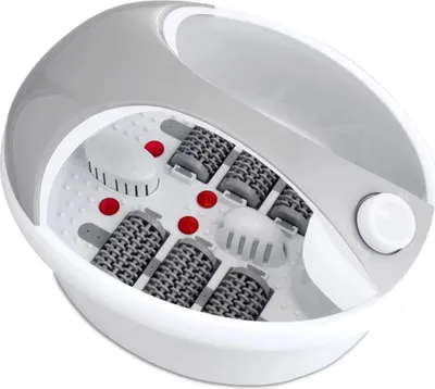 Produktbild von Rio Relax-Fußbad und Fußmassagegerät Deluxe 90 W Grau und Weiß FTBH