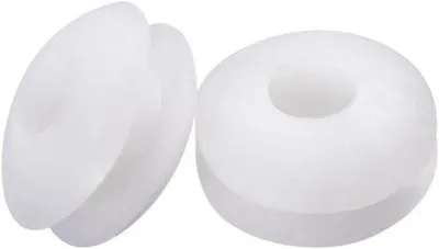Obrázok produktu pre Biele gumové ochranné krytky s priemerom 3 mm