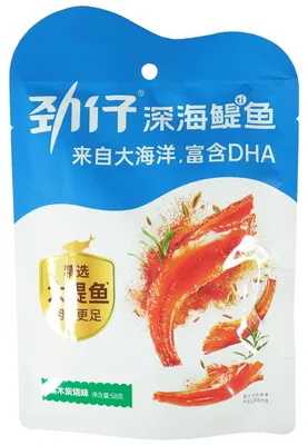 Produktbild von Jinzai Anchovy Snack BBQ Geschmack 58g
