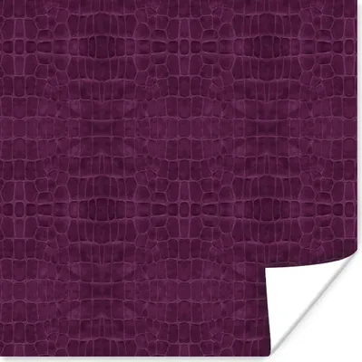 Produktbild von MuchoWow® Poster Leder - Textur - Tiere 75x75 cm - Wand Dekoration