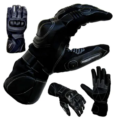 Produktbild von Motorradhandschuhe für den Sommer bei Regen mit Visierwischer