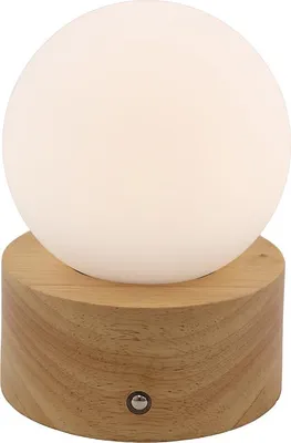 Produktbild von Olucia - TIDDO - Tischlampe - Holz / Weiß