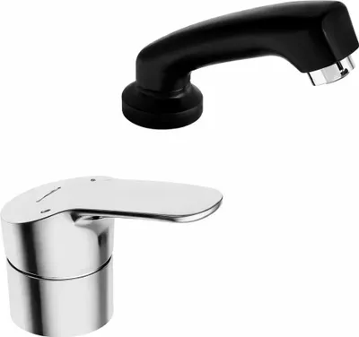 Obrázek produktu pro Hansa jednopáková baterie pro kadeřnictví WT MIX 0126 kulatá rozeta DN15 chrom, 1 ks.