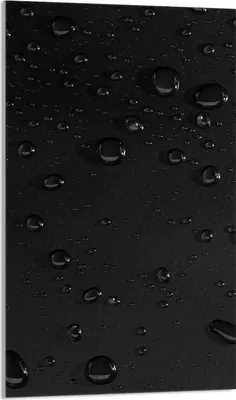 Immagine prodotto di Piastra copriforno 30x52 Coperchio per piano cottura in ceramica Paraspruzzi Piatto in vetro Tagliere decorativo, gocce nere