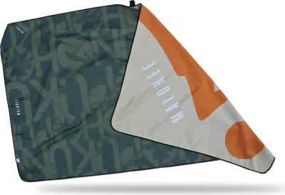 Produktbild von Mikrofaser-Trainingshandtuch, grün, schnelltrocknend, 100 cm x 50 cm