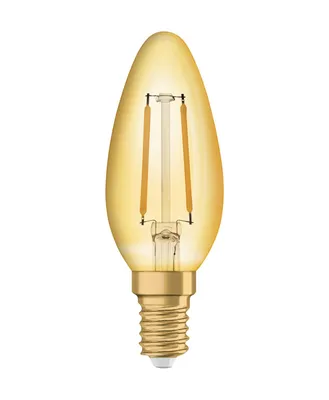 Obrázek produktu pro Vintage filamentová LED žárovka - E14, svíčka, 2,5W, 2400K (teplá bílá)