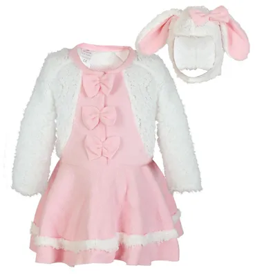 Produktbild von Kinder Overall Schäfchen mit Mütze Gr. 86 Karneval Fasching