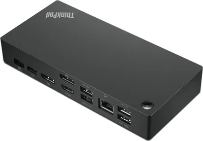 Immagine prodotto di Lenovo 40AY0090UK, Cablato, USB 3.2 Gen 1 (3.1 Gen 1) Type-C, 10,100,1000 Mbit/s, Nero, 4K