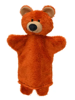 Produktbild von Handpuppe Teddy Bär 28 cm Braun, 20318A
