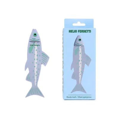 Produktbild von Helio Ferretti Lesezeichen Fisch Blau ca. 12,1x4,3x0,07cm Accessoires für Leseratten