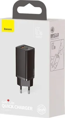 Produktbild von Baseus CCGAN2L-B01, Drinnen, AC, 20 V, Schwarz