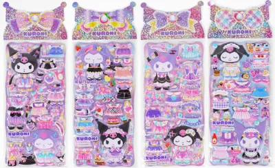 Produktbild von Hello Kitty and Friends Sticker Kuromi Puffy Sortiment (20)