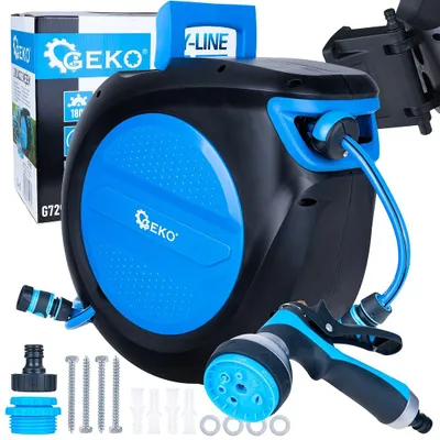 Obrázek produktu pro GEKO Automatický naviják s hadicí 1/2" 30 m SKY-LINE G72981