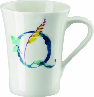 Immagine prodotto di Hutschenreuther Flower Alphabet Q-Quamoclit lobata Becher mit Henkel Bone China 02048-727396-15505