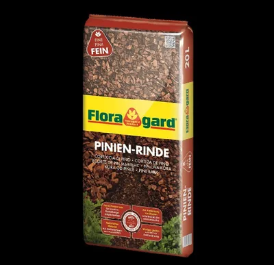 Produktbild von Floragard Pinien-Rinde FEIN 2-8 mm 20 L